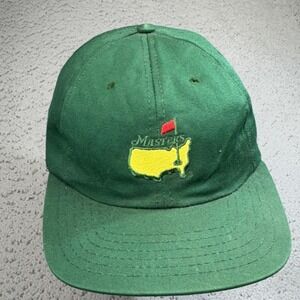Masters‎ Hat Cap Strap Back Green Golf Augusta National Flag ANGC American Mens